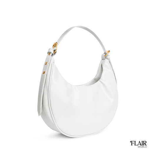 Roseeta White Hobo Bag