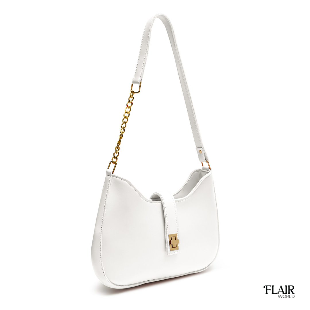 Hazel White Bag