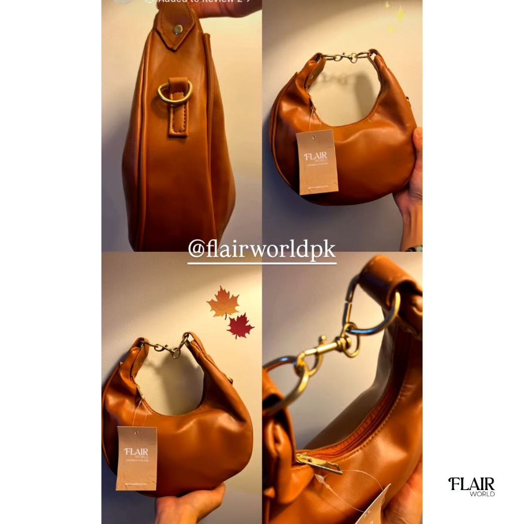 Lamaya Brown Hobbo Bag