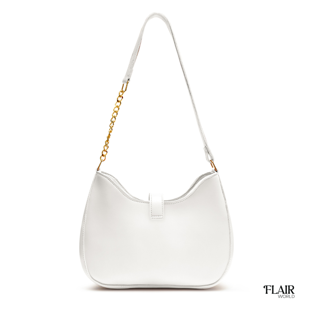 Hazel White Bag