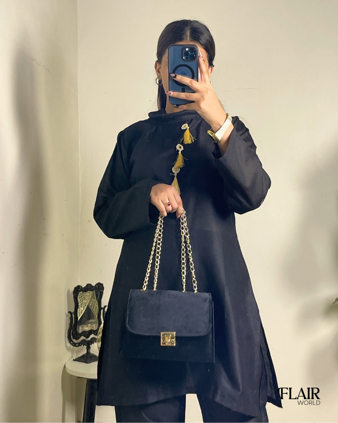 Spade Black Bag