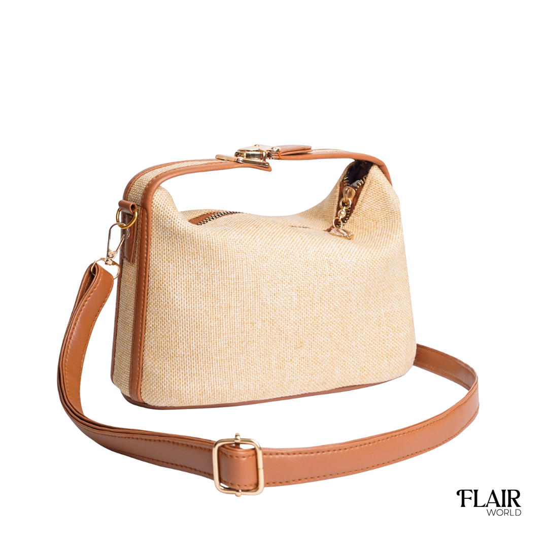 Nora Beige Jute Bag