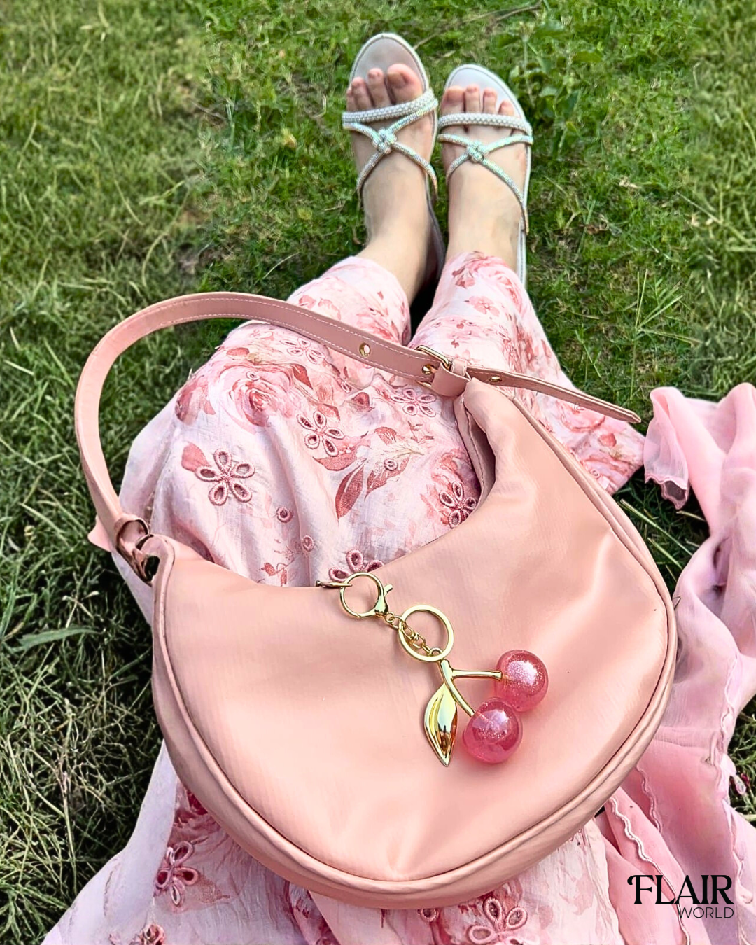 Roseeta pink Hobo Bag