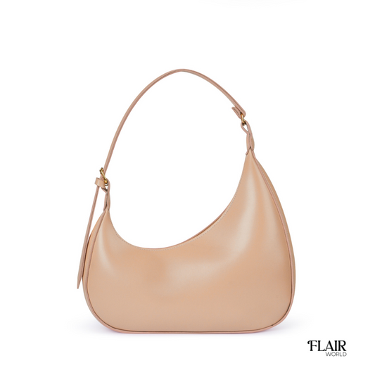 Alanna Beige Hobo Bag