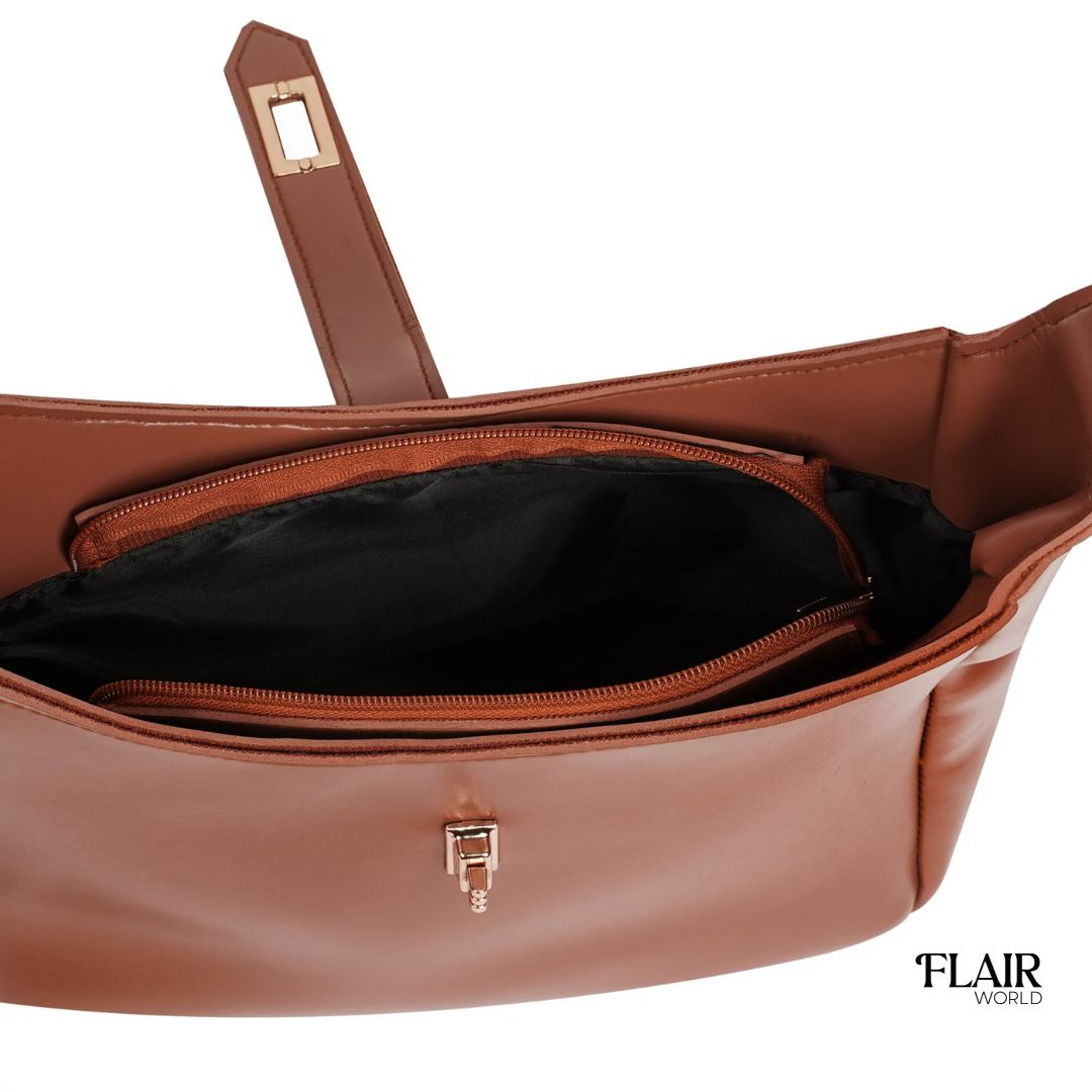 Farlin Brown Tote Bag