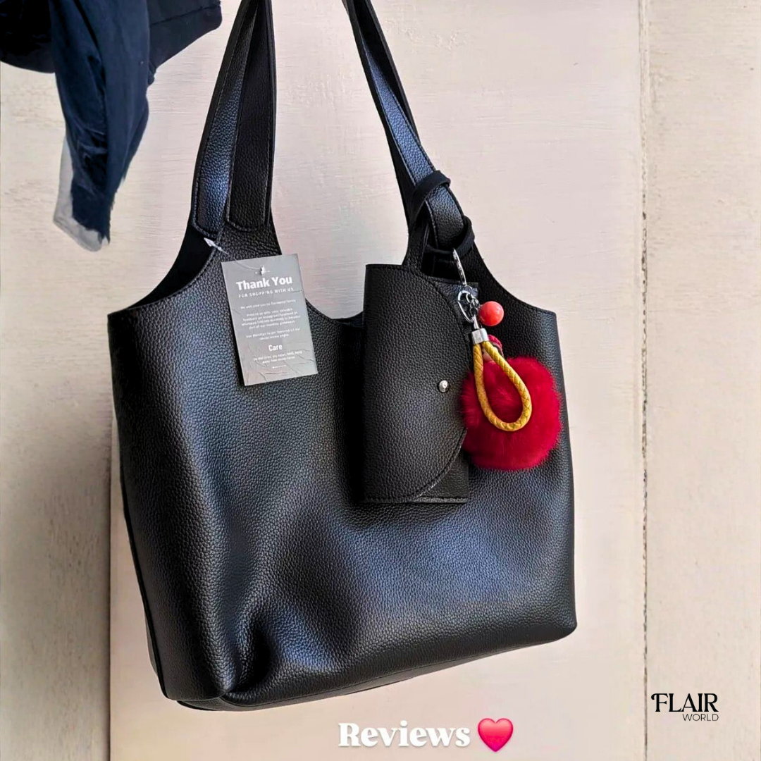 Sansa Black Tote Bag