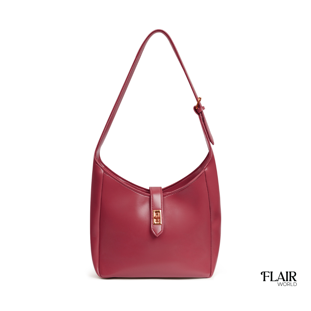Farlin Maroon Tote Bag