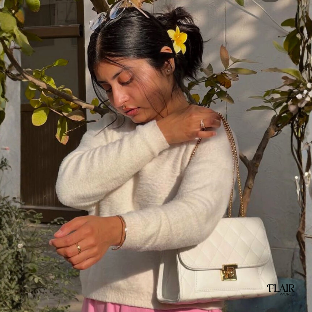 Clara White Bag