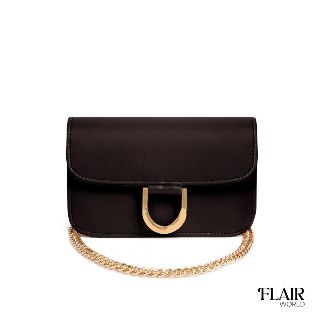 Georgia Dark Brown Crossbody Bag