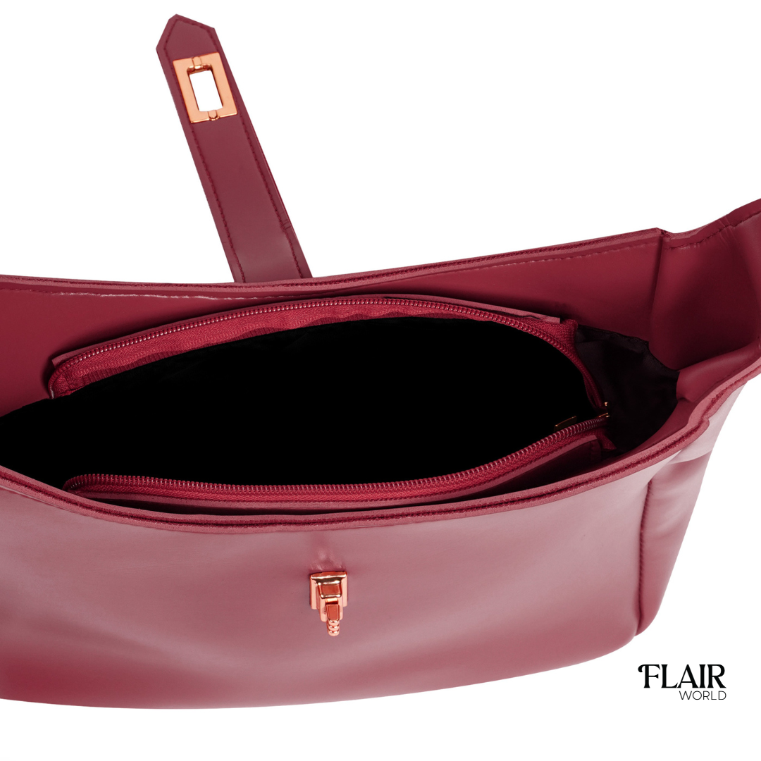 Farlin Maroon Tote Bag