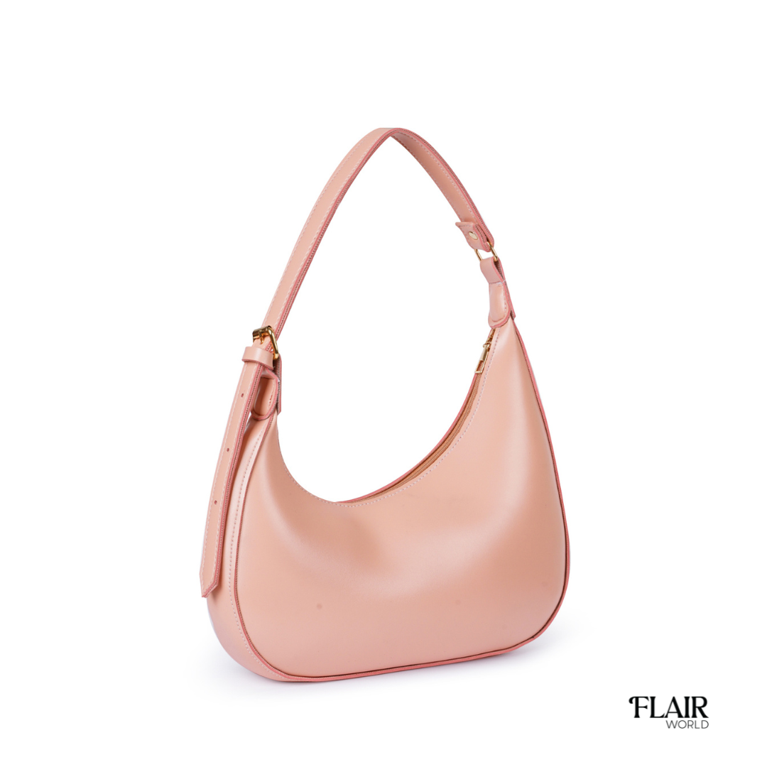 Alanna Pink Hobo Bag