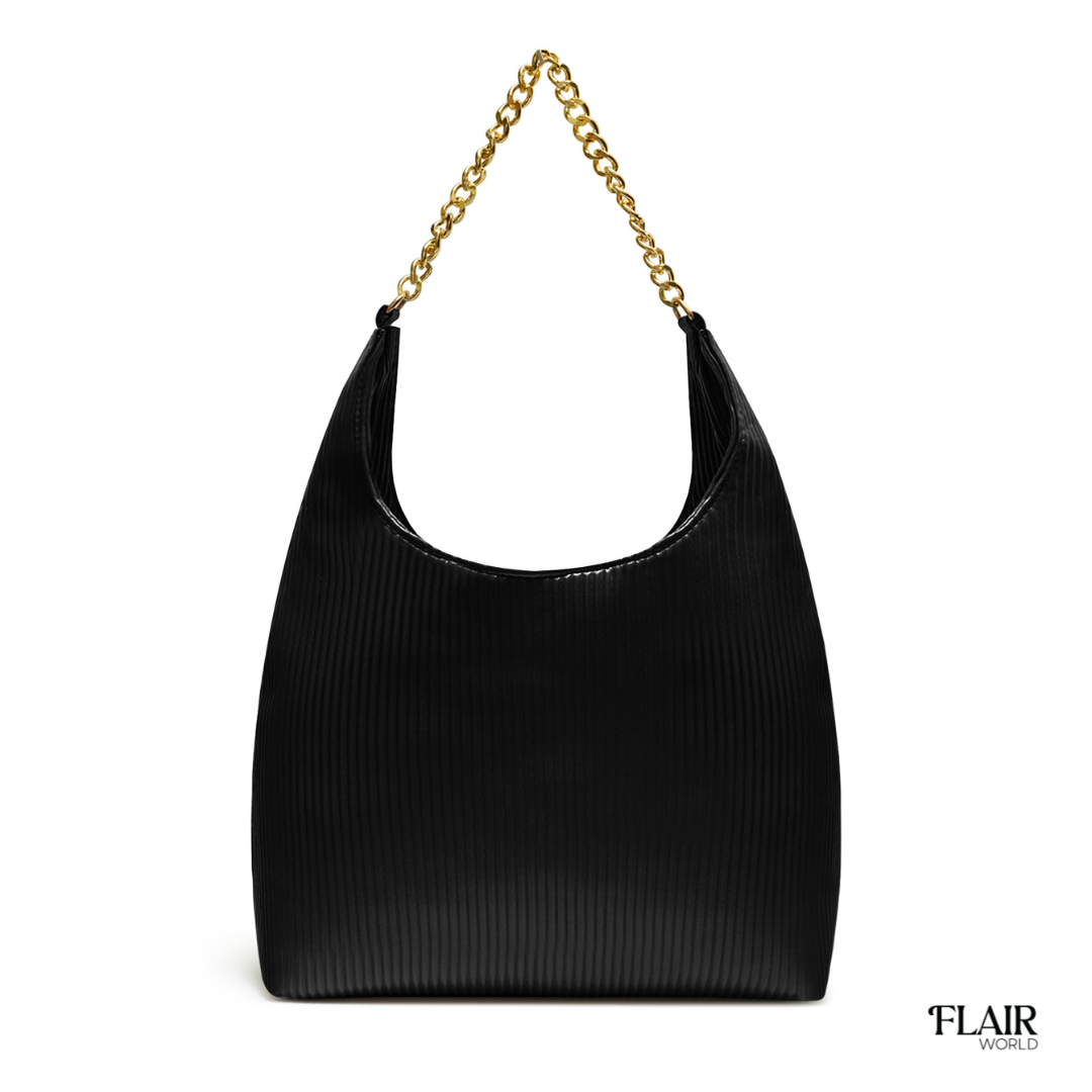 Emily Black Tote Bag