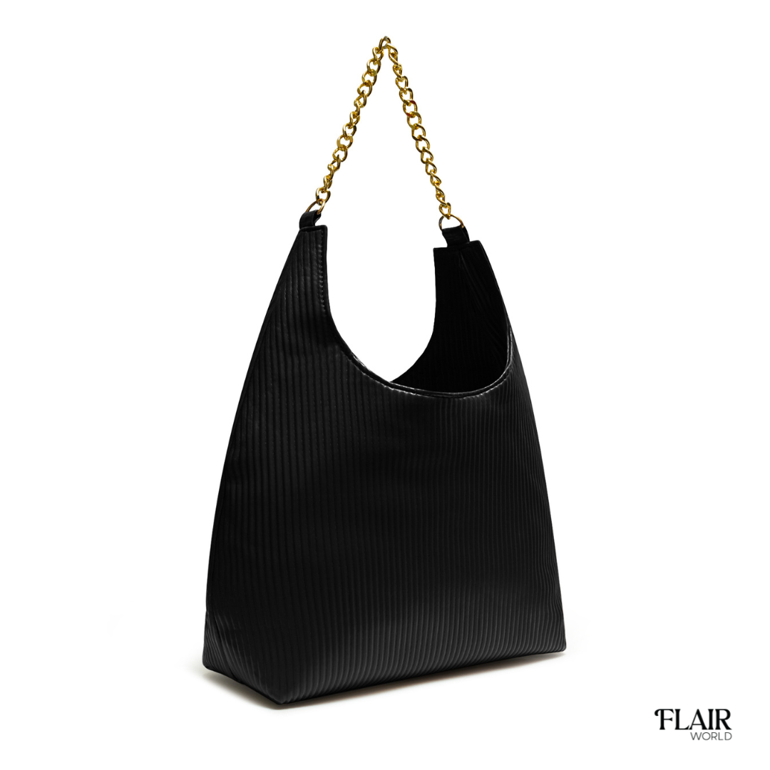 Emily Black Tote Bag