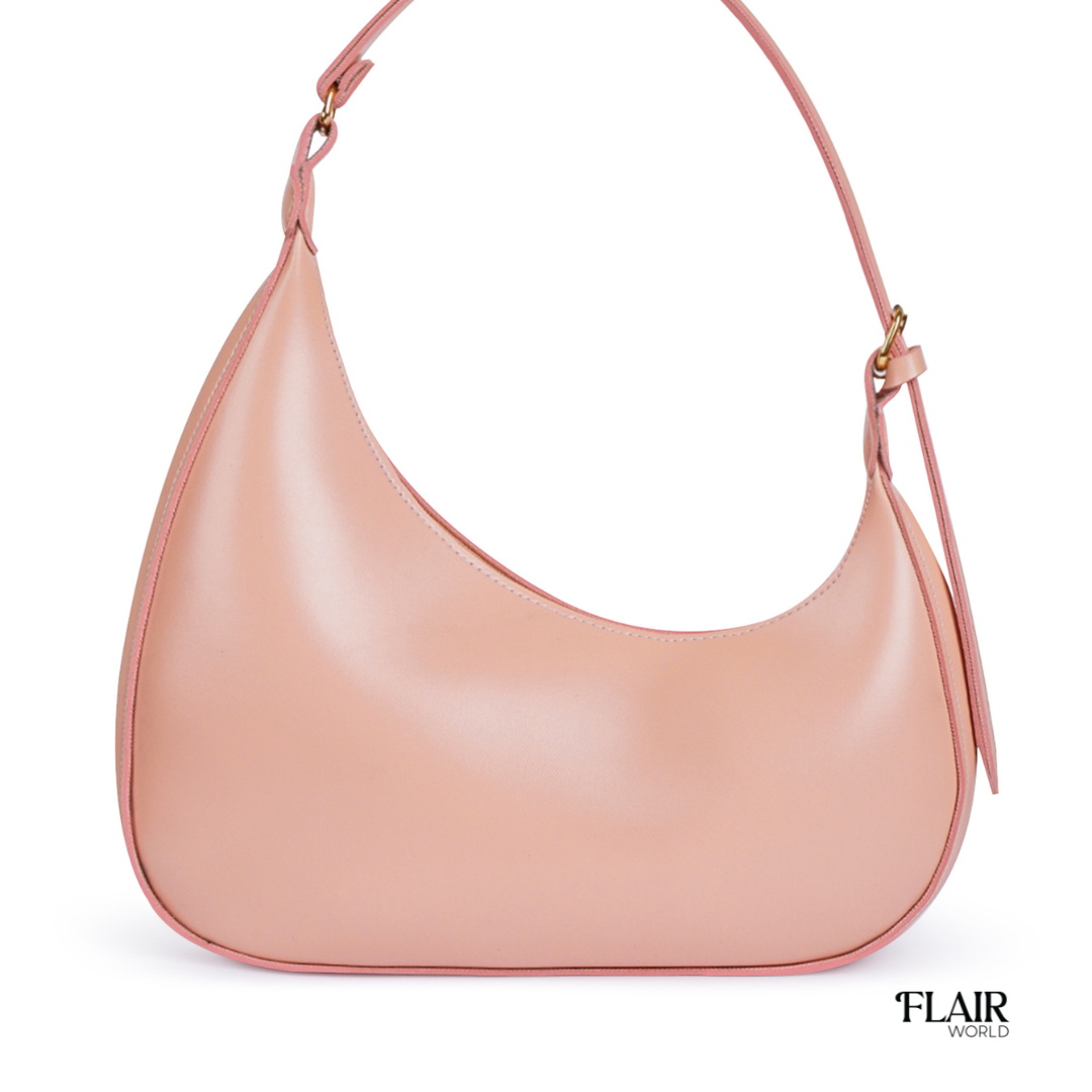 Alanna Pink Hobo Bag