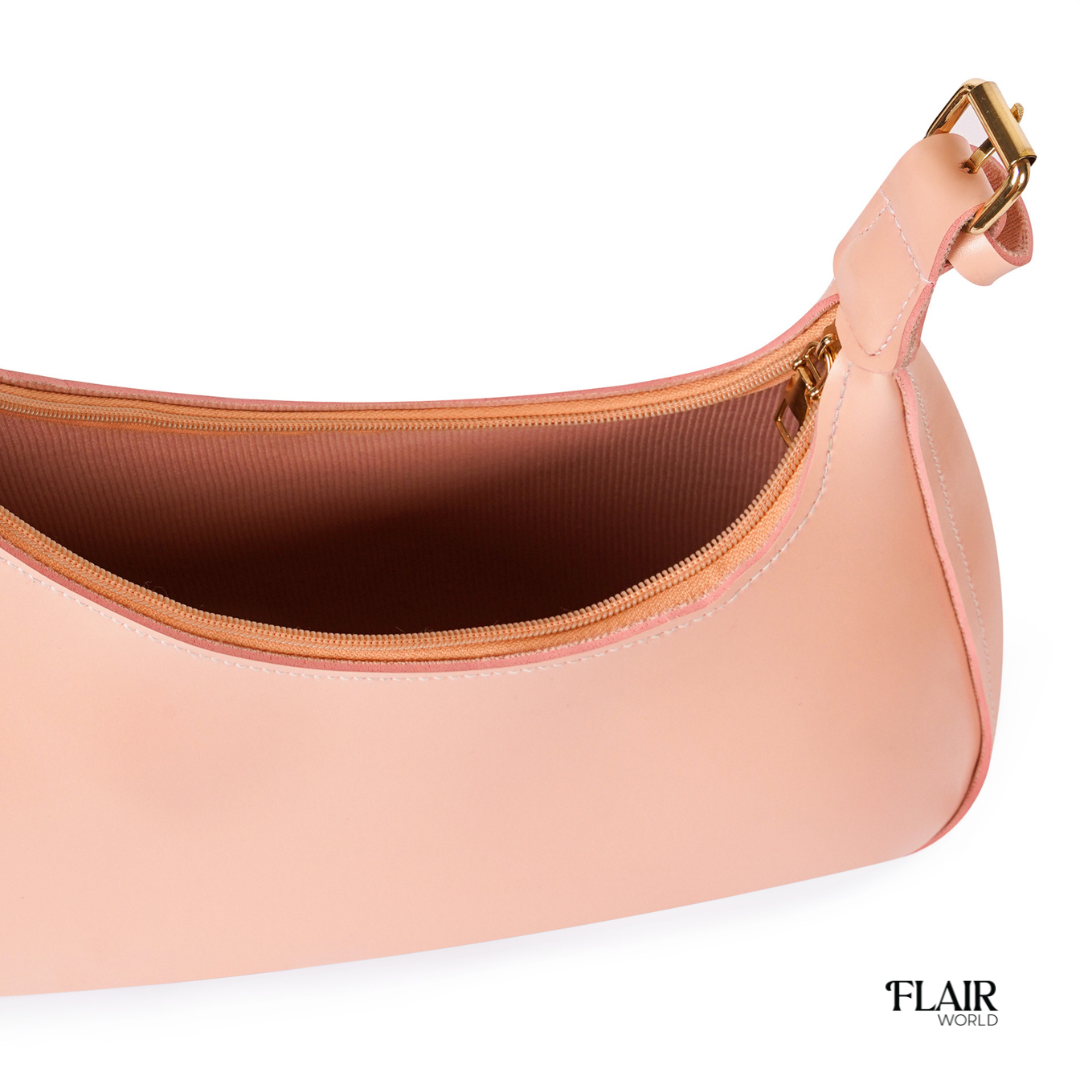 Alanna Pink Hobo Bag