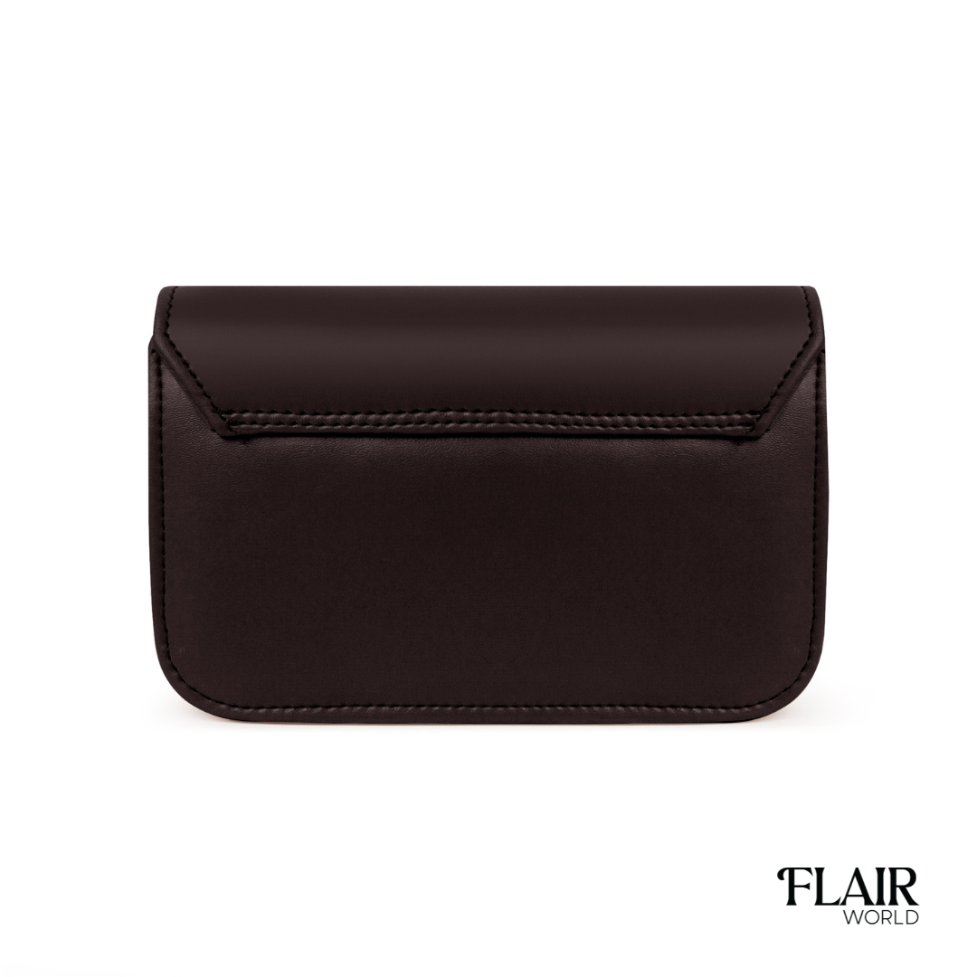 Georgia Dark Brown Crossbody Bag