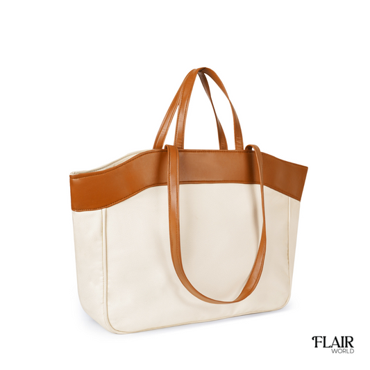 Alba Cream Tote Bag