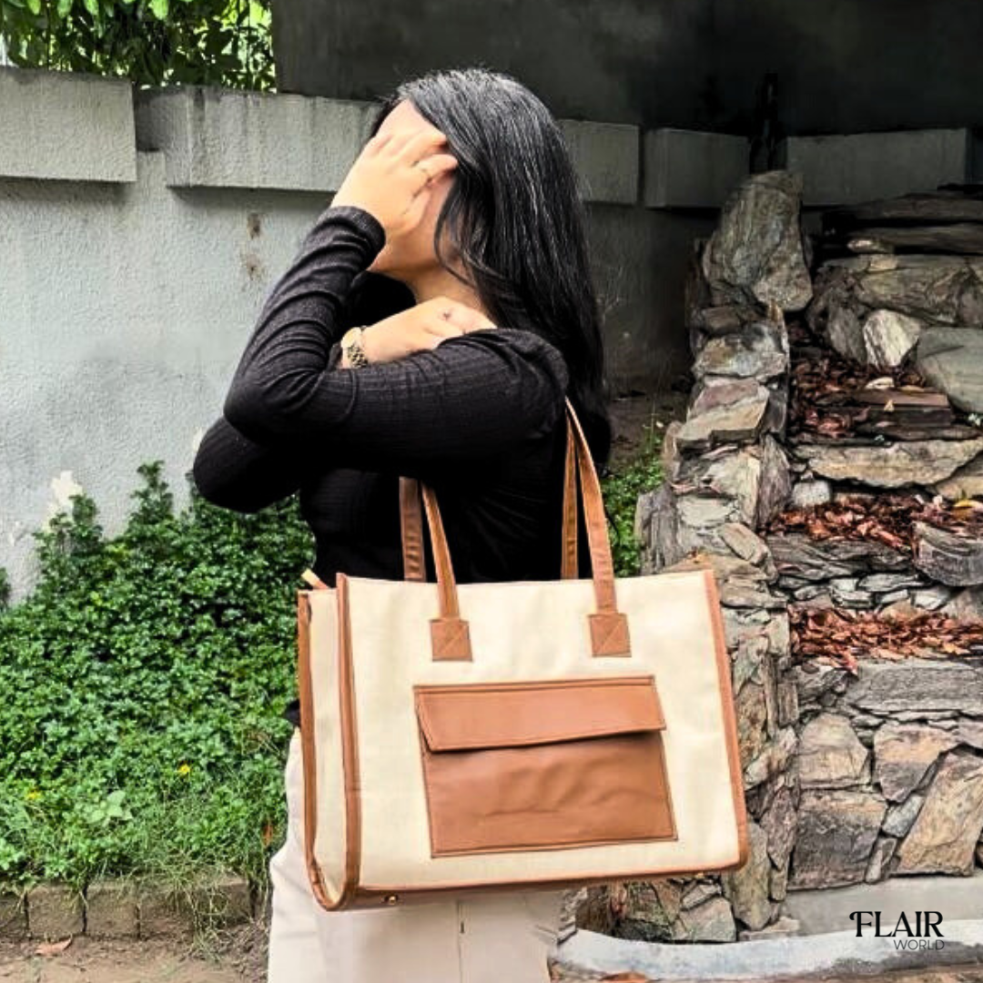 Sierra Beige Tote Bag