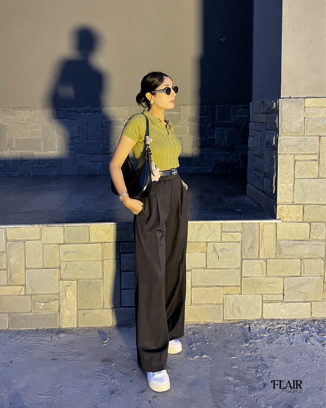 Alanna Black Hobo Bag
