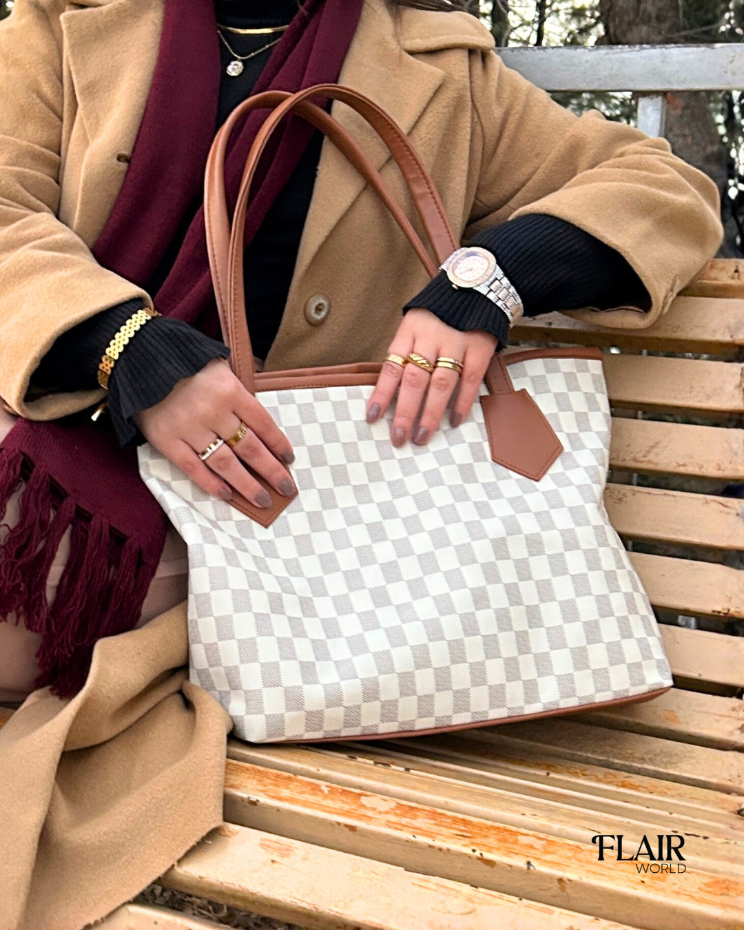 Susie Cream Tote Bag