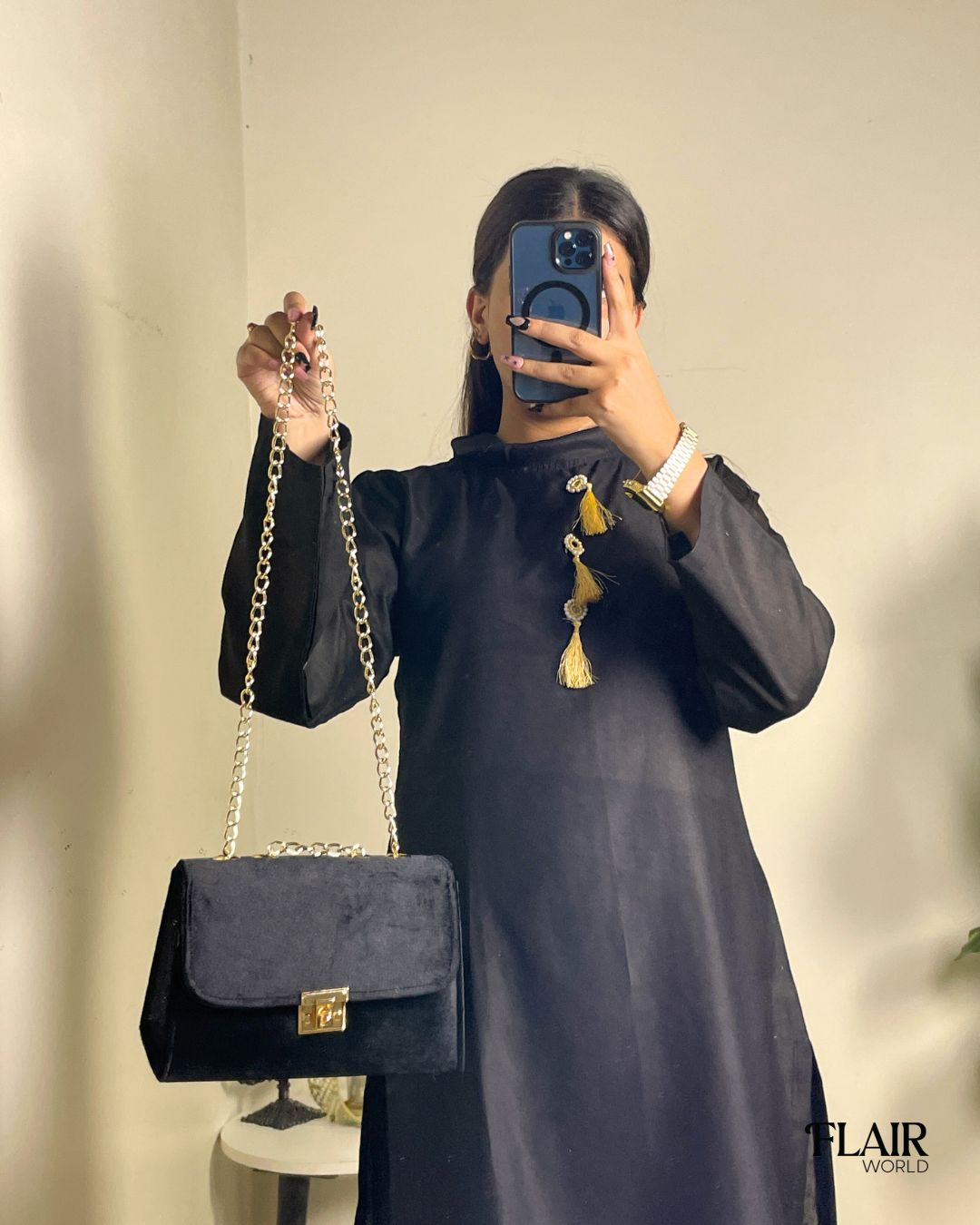 Spade Black Bag