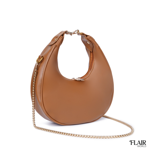 Lamaya Brown Hobbo Bag