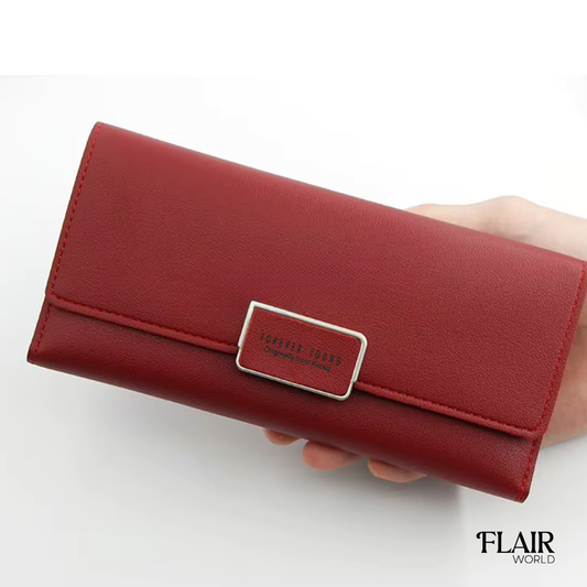 Evelyn Maroon Wallet