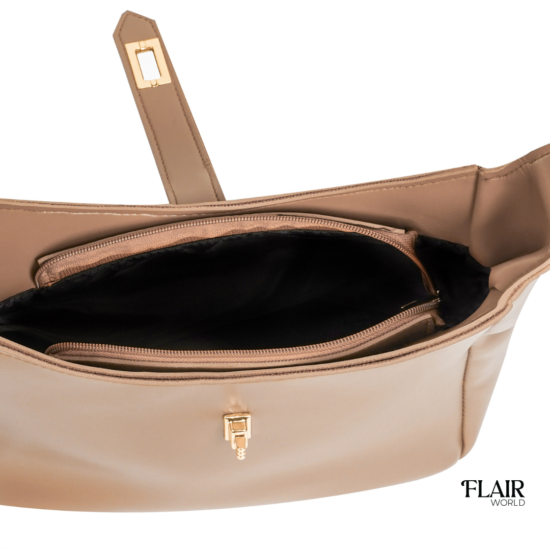 Farlin Beige Tote Bag
