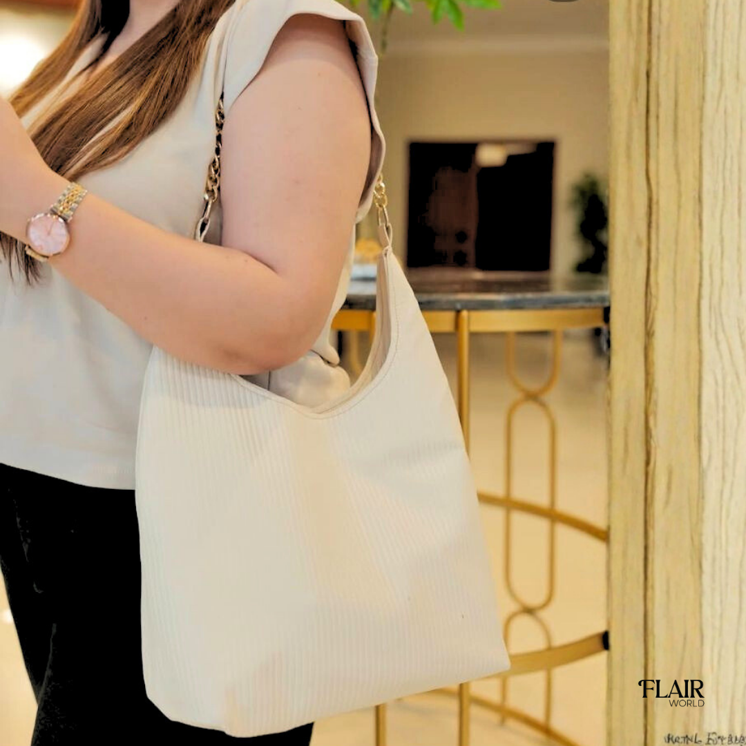Emily Cream Tote Bag
