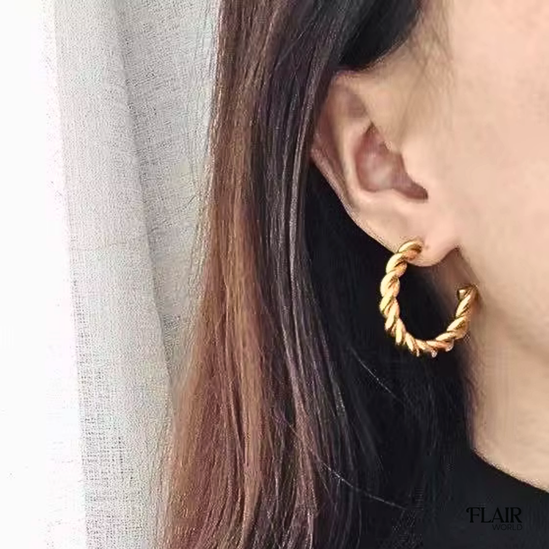 Gold Kylie Hoops