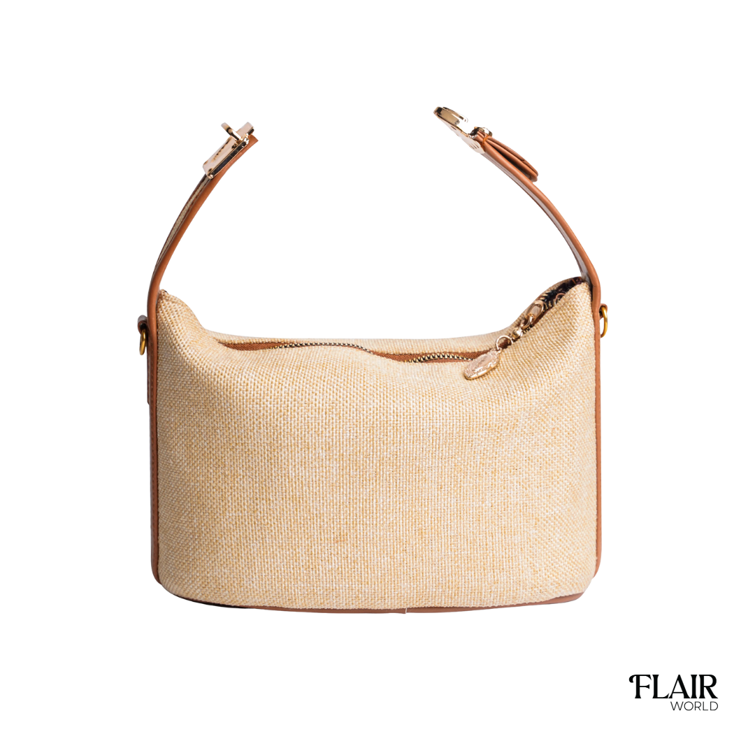 Nora Beige Jute Bag
