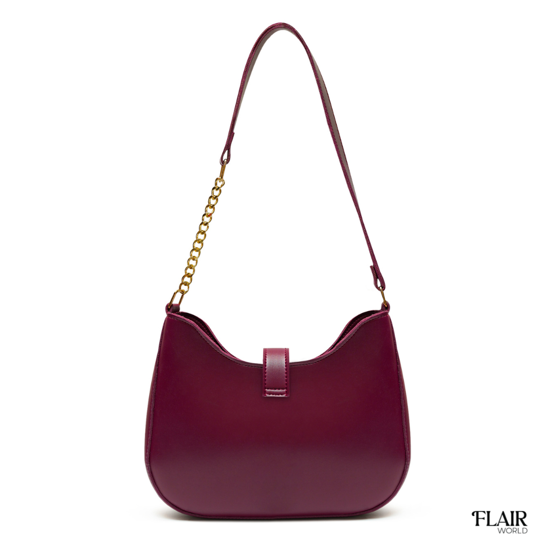 Hazel Maroon Bag