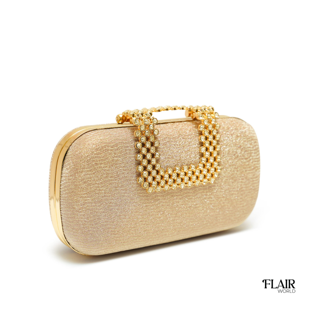 Ashley Golden Clutch