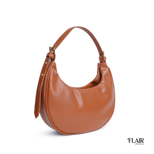 Roseeta Brown Hobo Bag