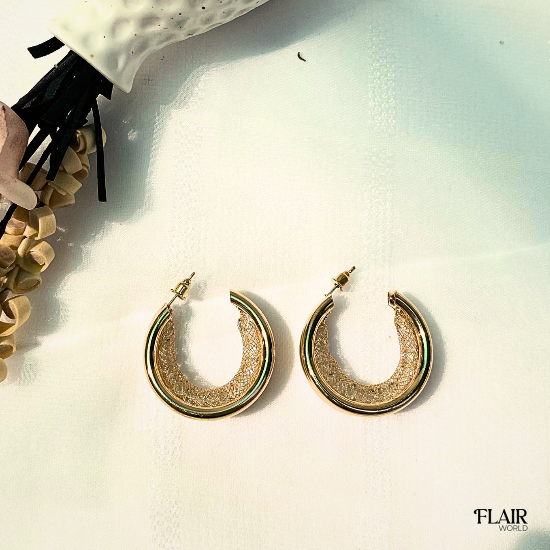 Double Bold Round Hoops