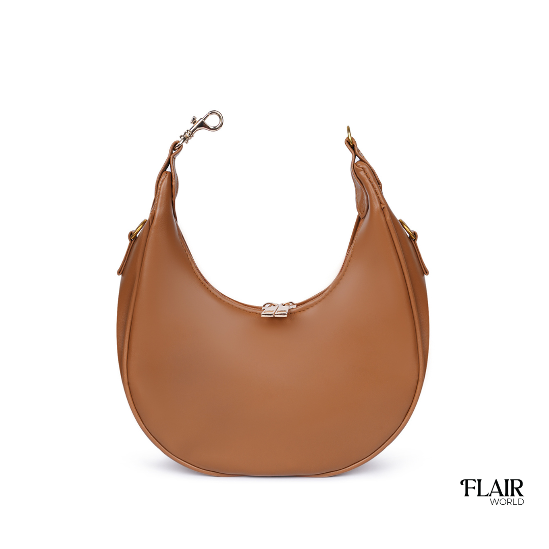 Lamaya Brown Hobbo Bag