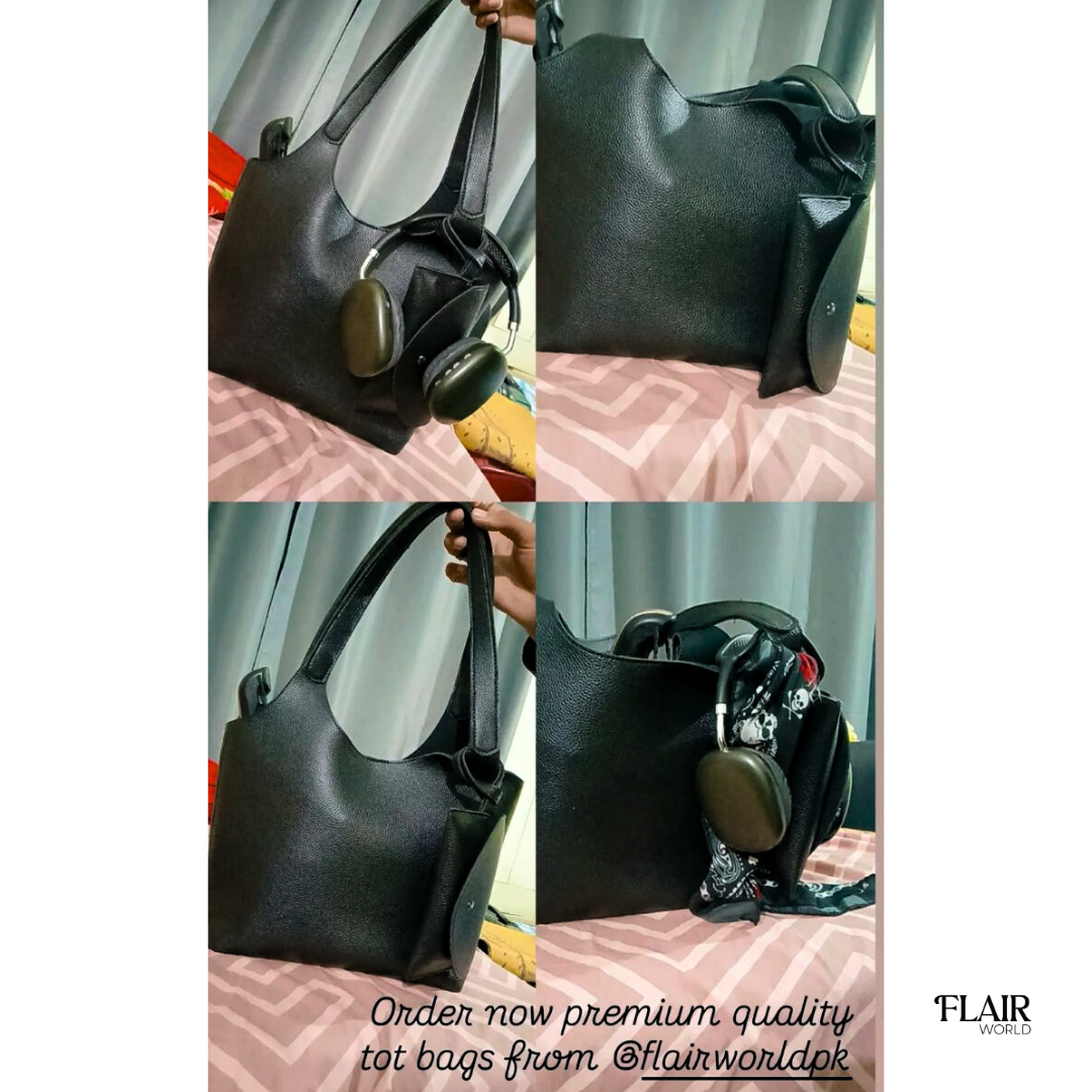 Sansa Black Tote Bag