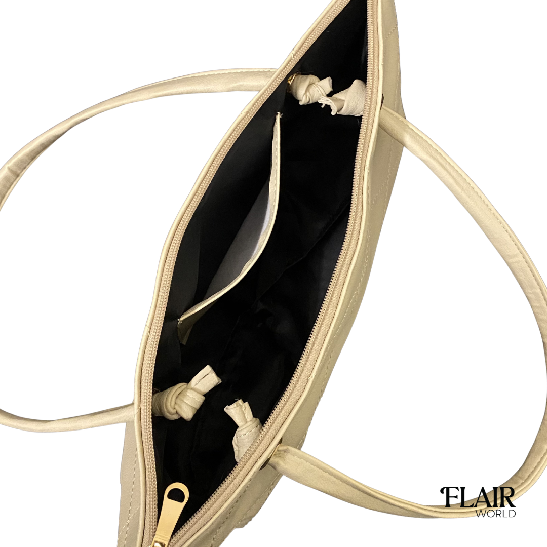 Rosemund Beige Shoulder Bag