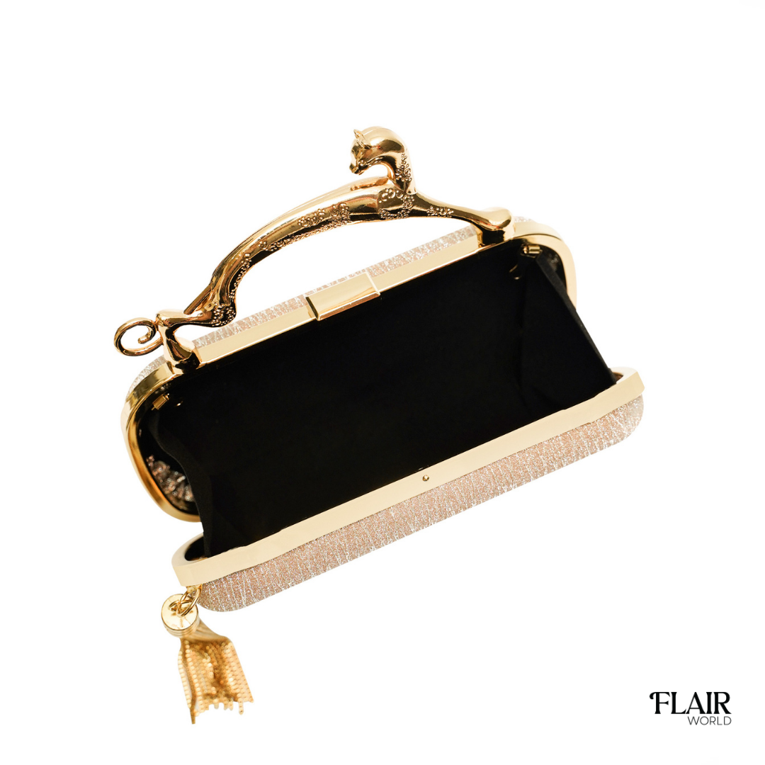 Molly Golden Clutch