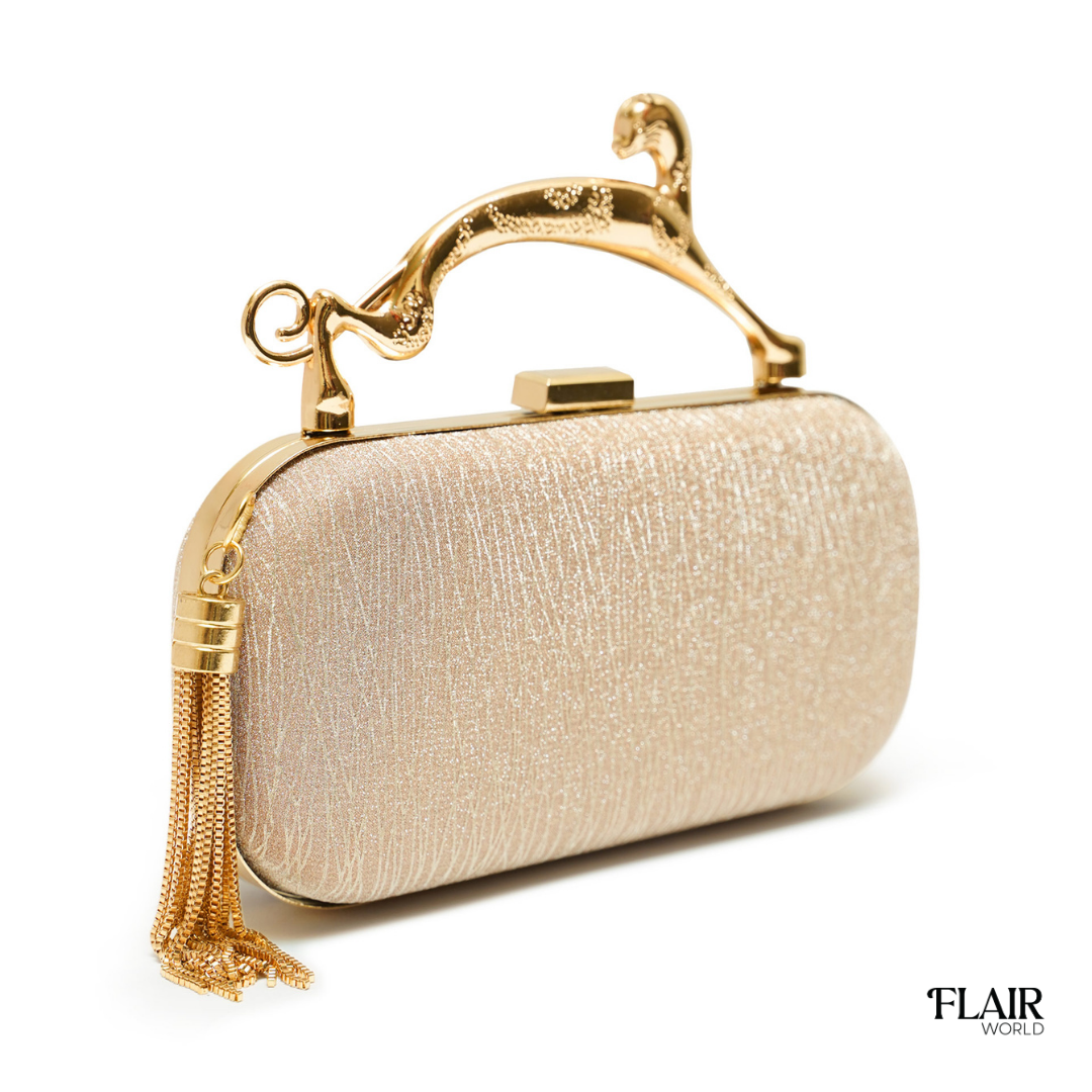 Molly Golden Clutch