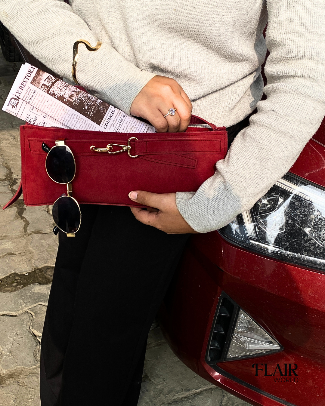 Vienna Maroon Bag