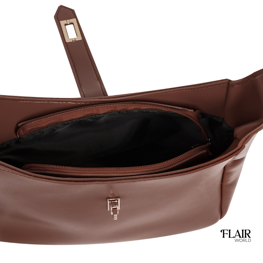 Farlin Dark Brown Tote Bag