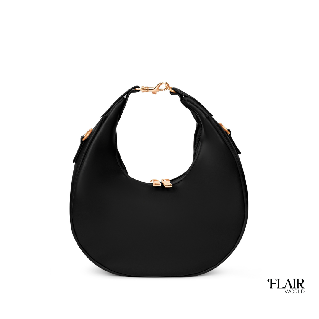 Lamaya Black Hobbo Bag