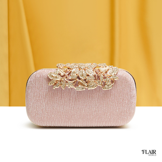 Roxaine Pink Clutch