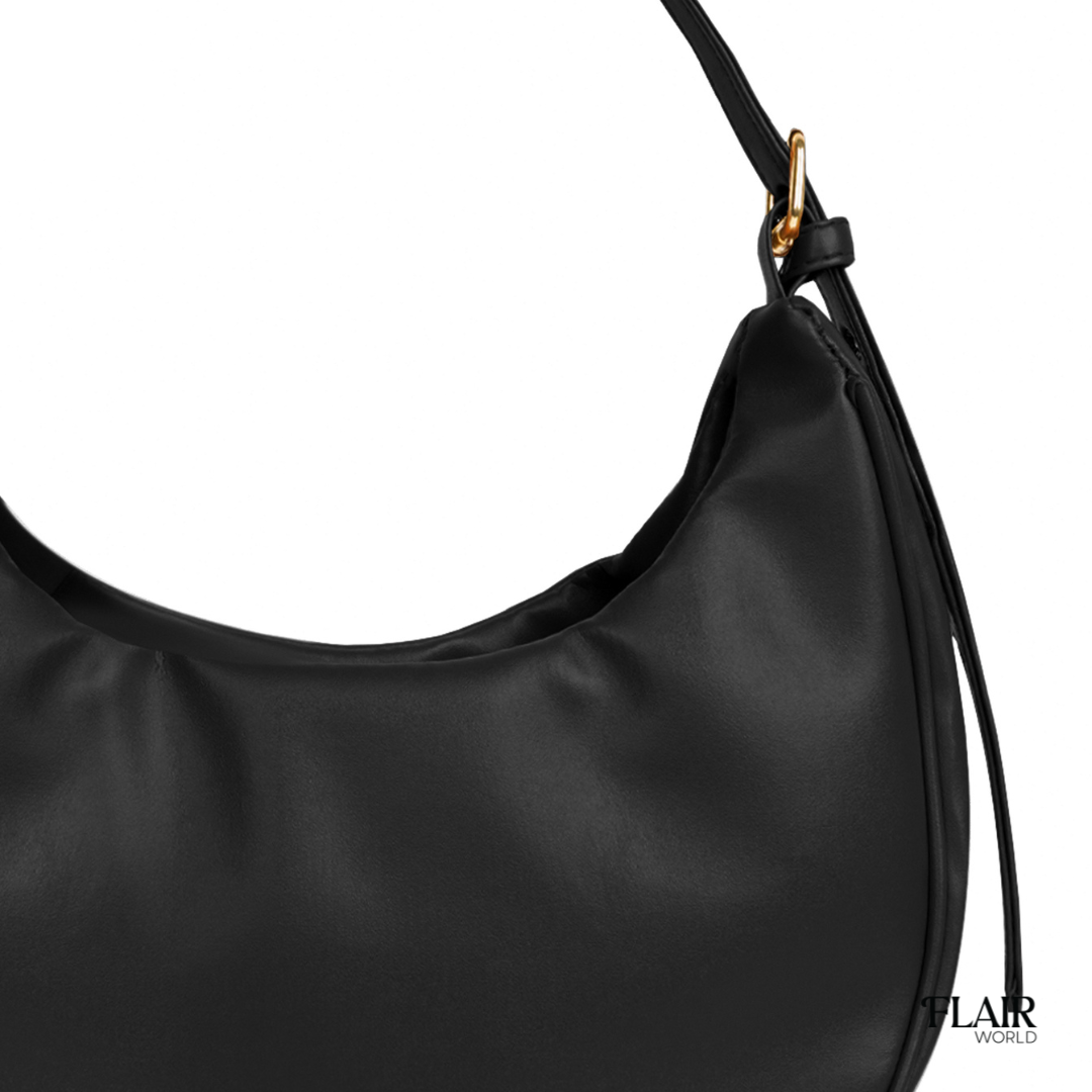 Roseeta Black Hobo Bag