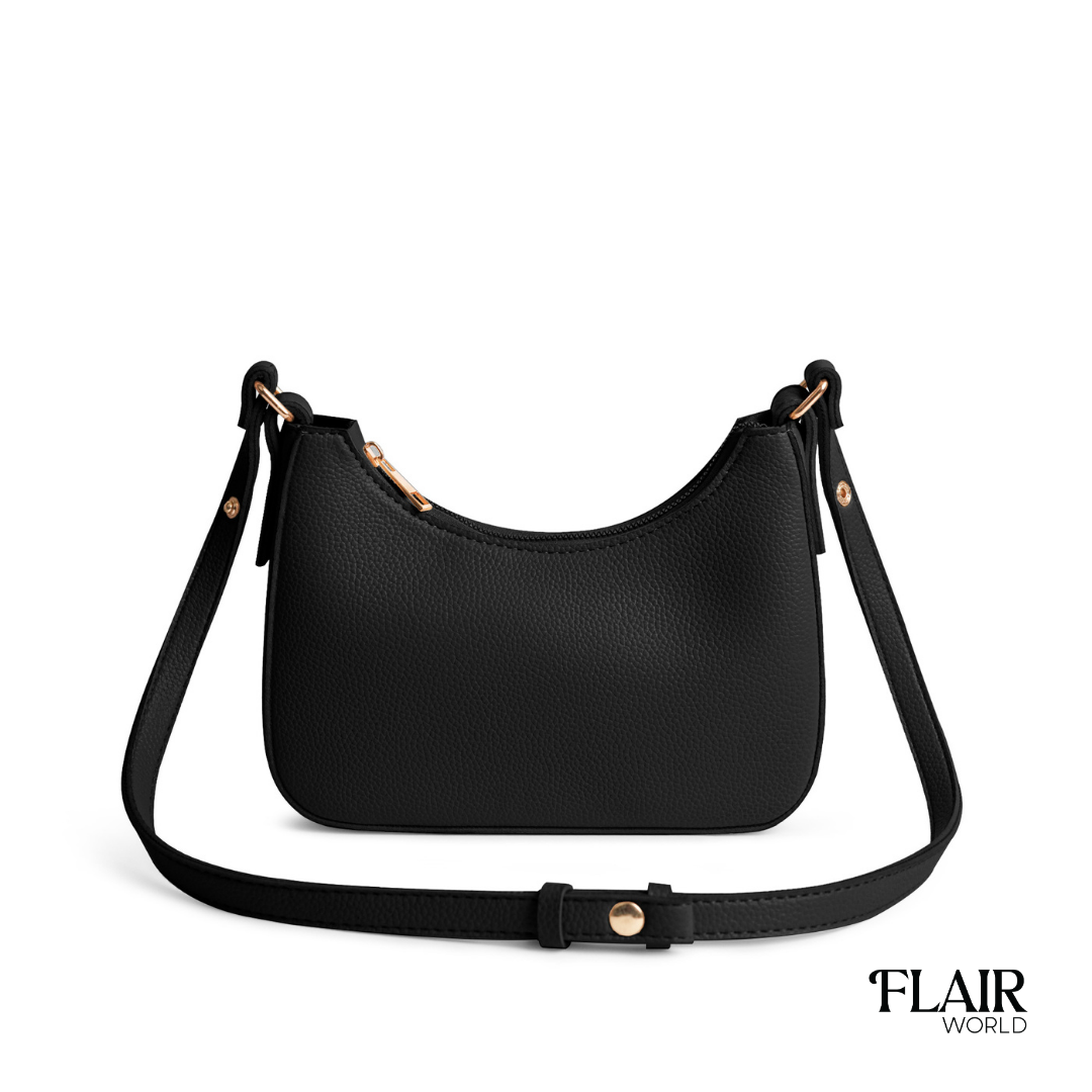 Tasia Black Shoulder Bag