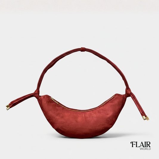Hannah Maroon Boat Bag