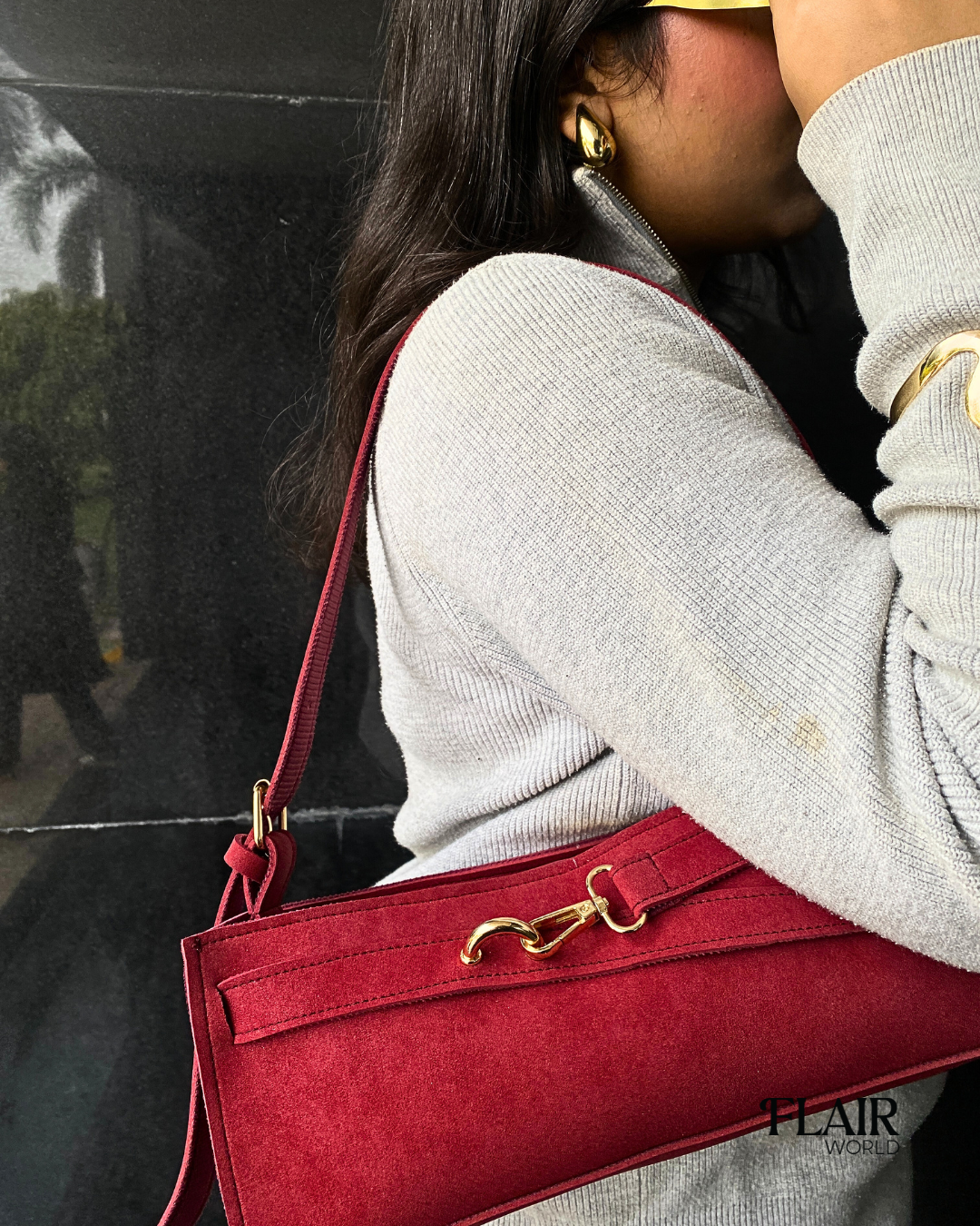 Vienna Maroon Bag