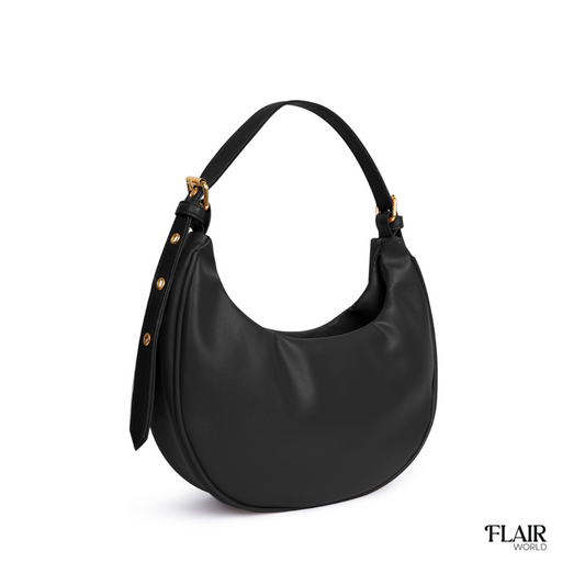 Roseeta Black Hobo Bag