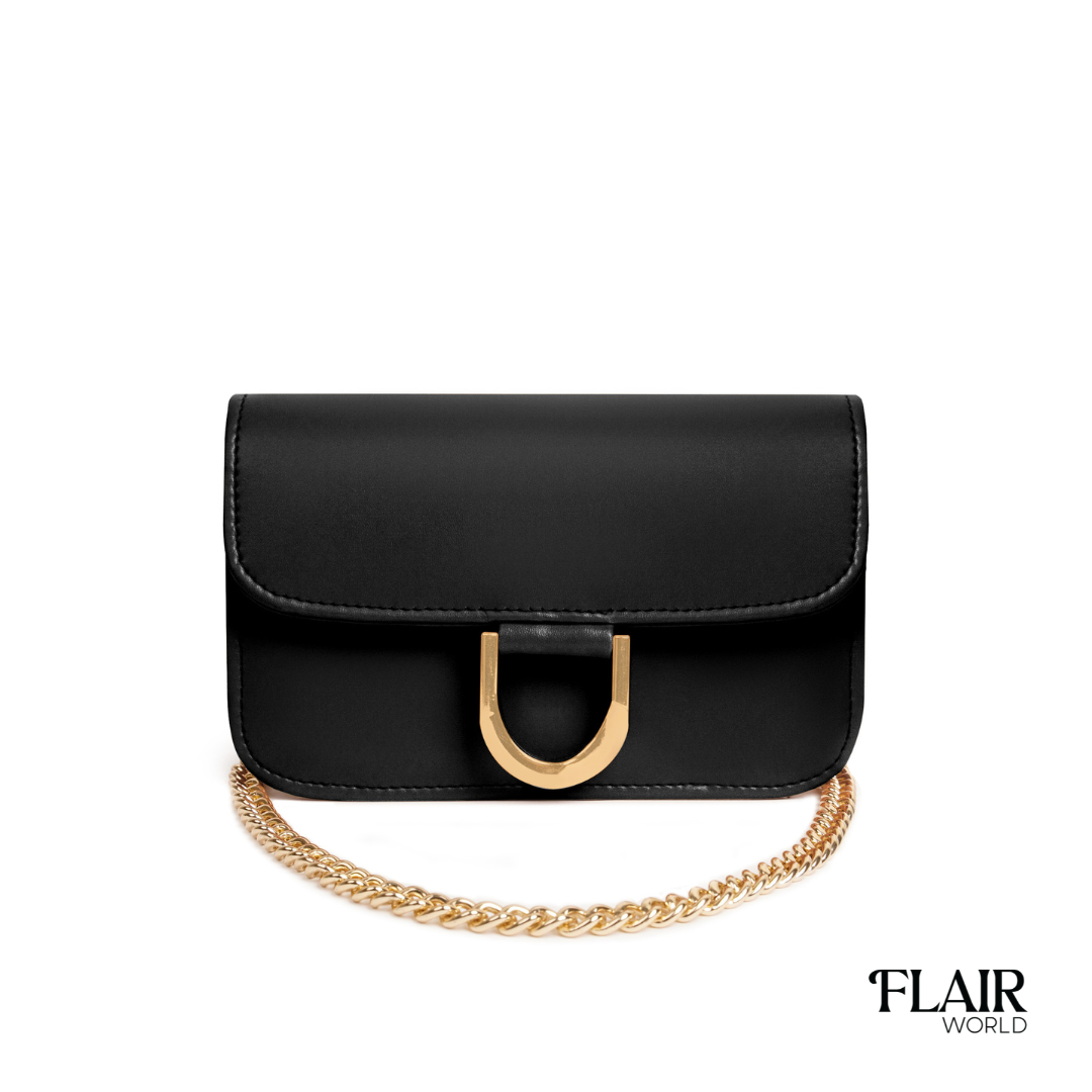 Georgia Black Crossbody Bag